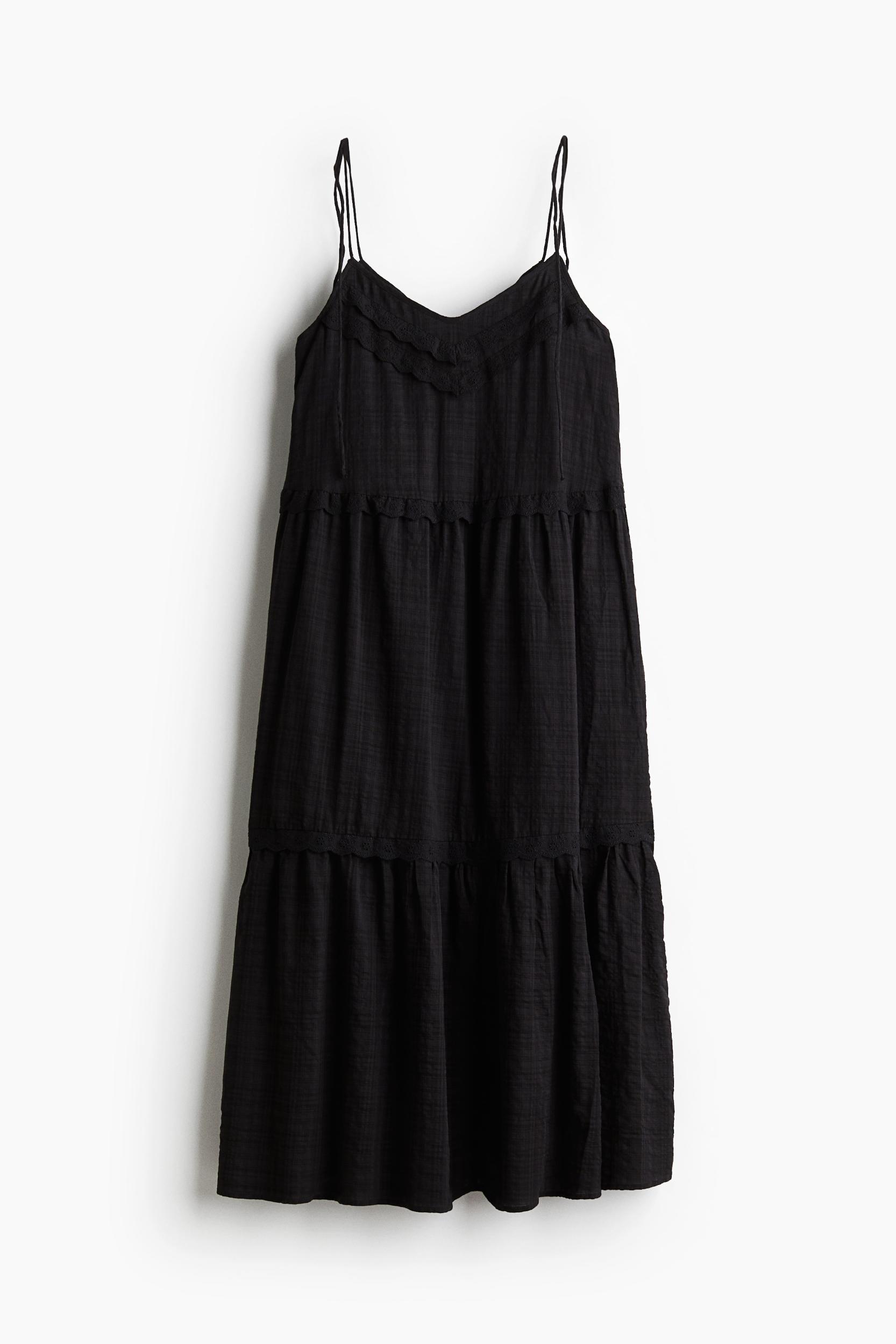 Dress with Tie Shoulder Straps Product Image