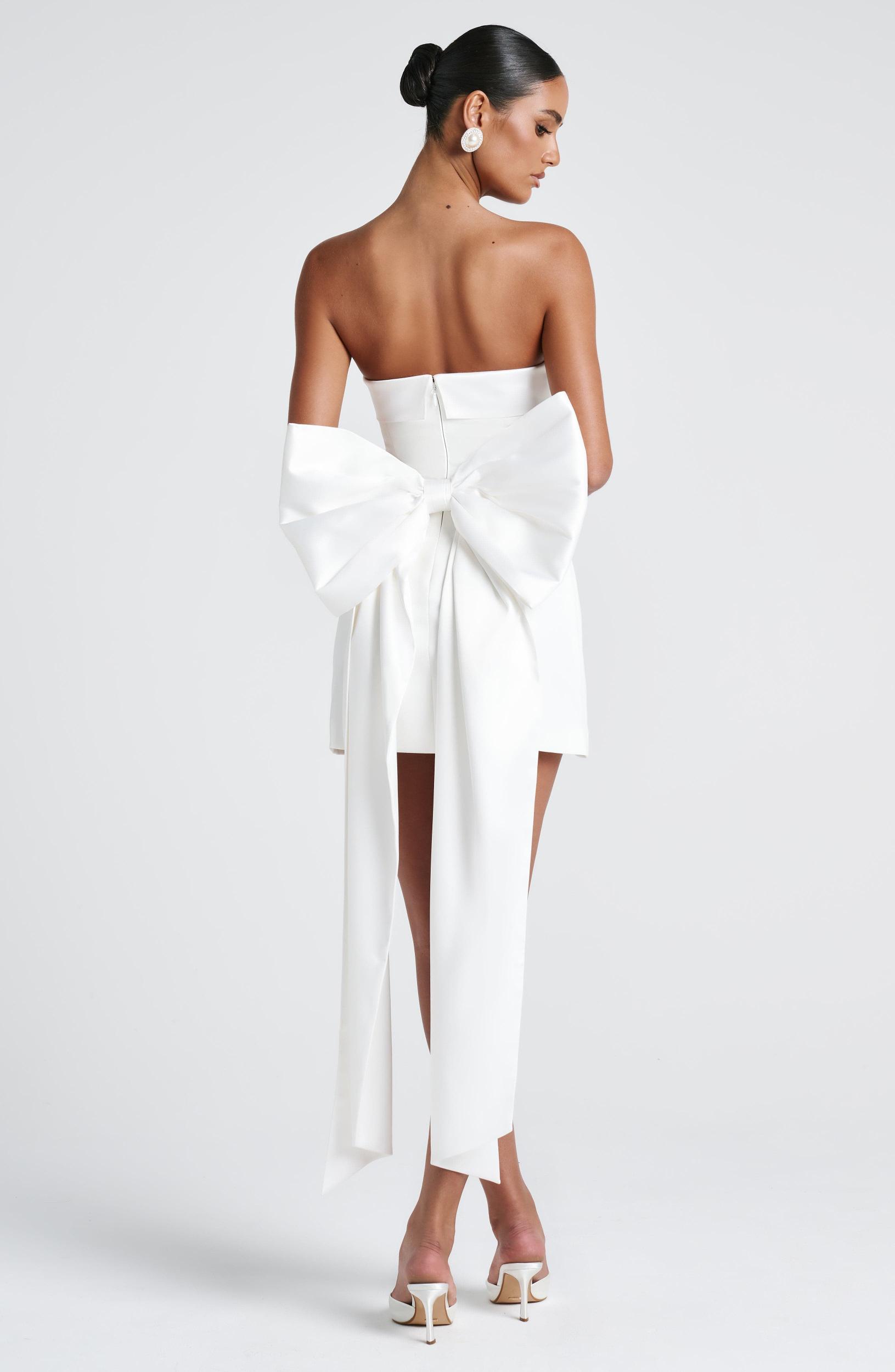 Barbara Mini Dress - Ivory Product Image