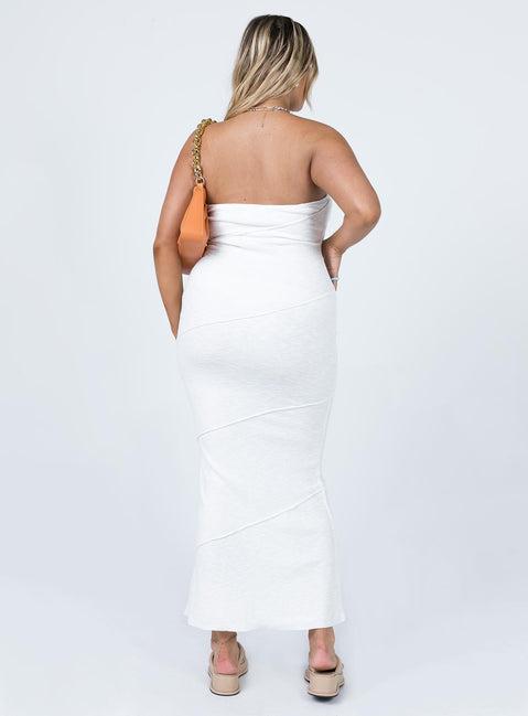 Oscar Midi Dress White Product Image