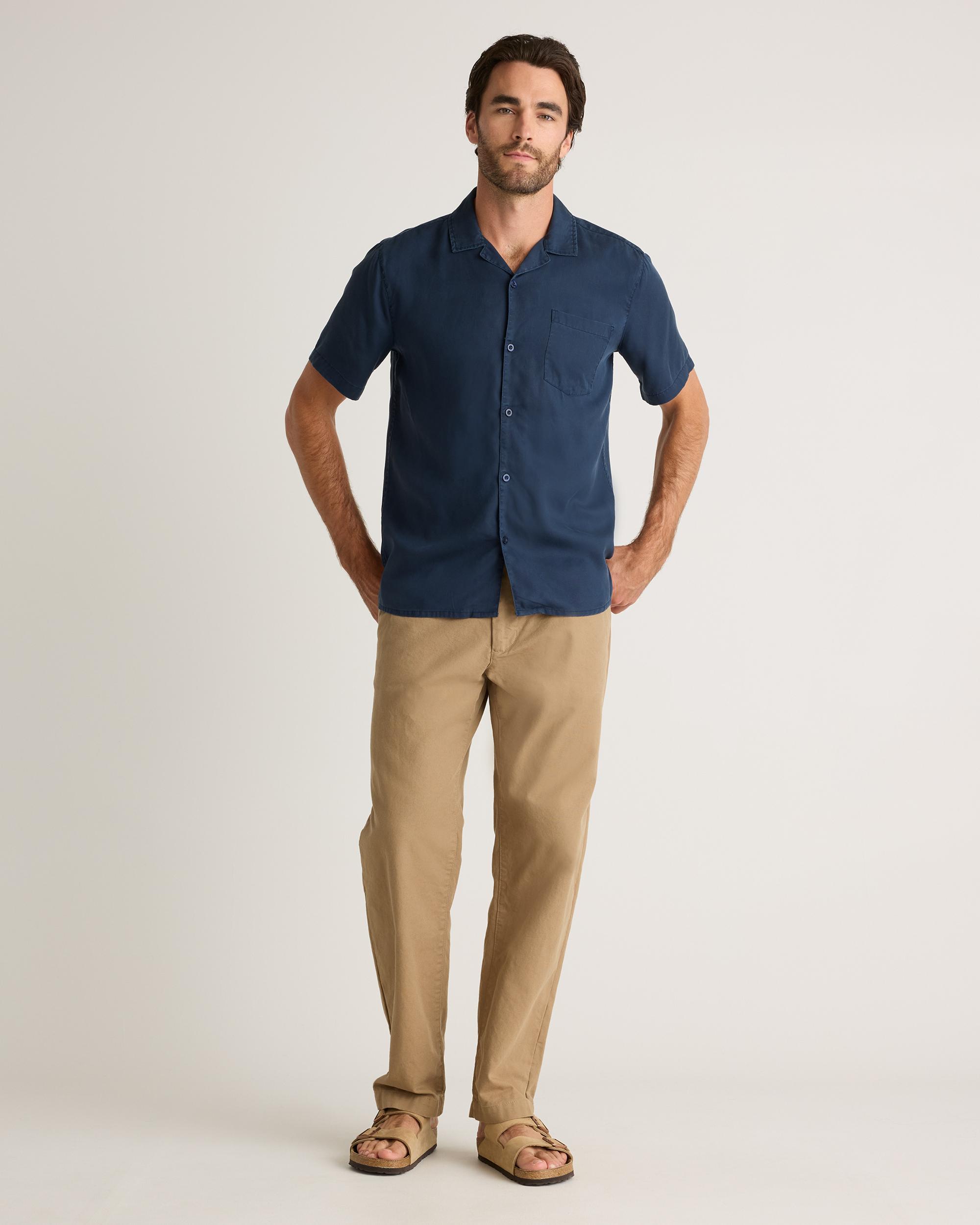 Quince | Men's Vintage Wash Tencel Camp Shirt Product Image