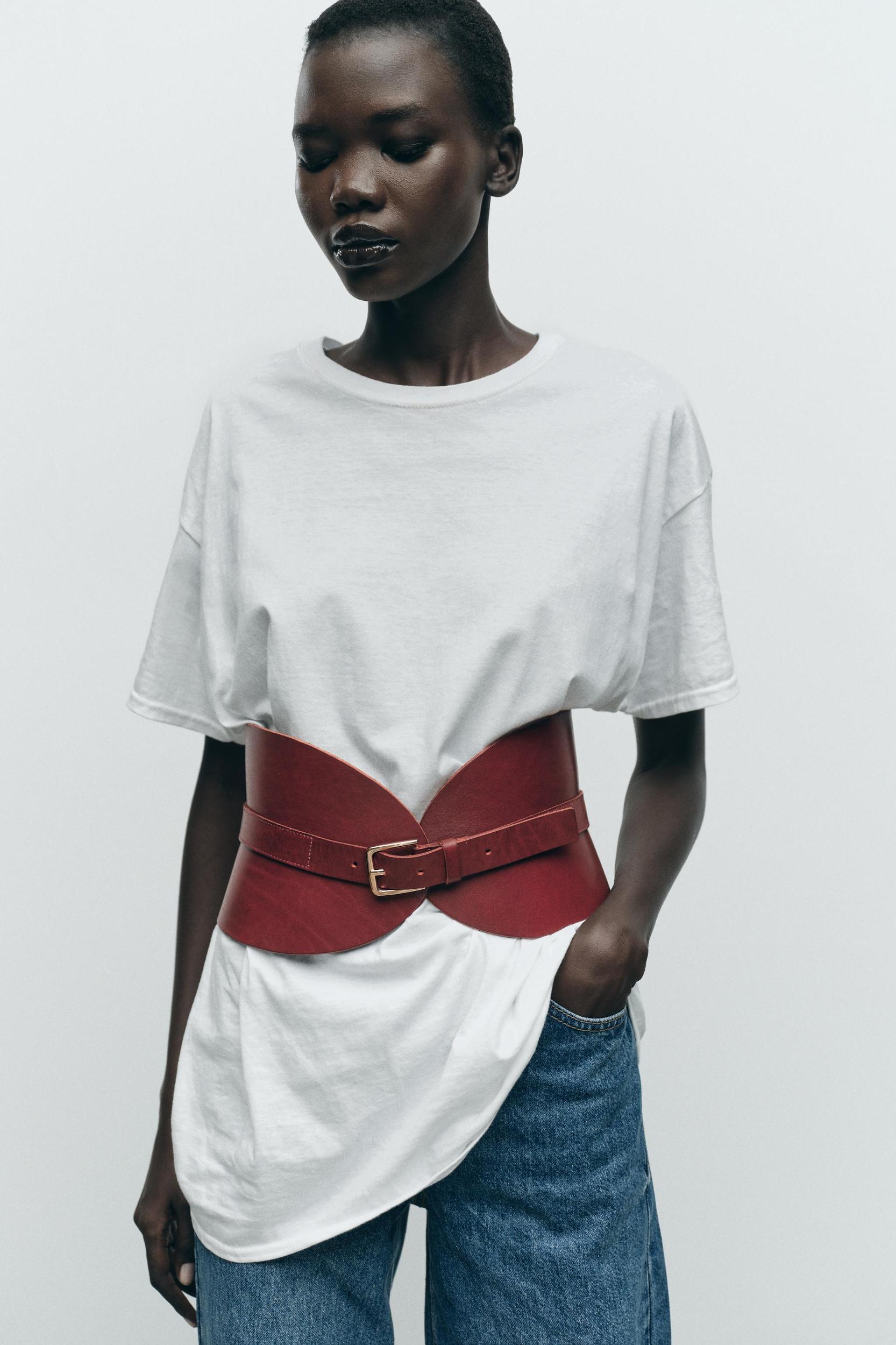 LEATHER SASH BELT Product Image