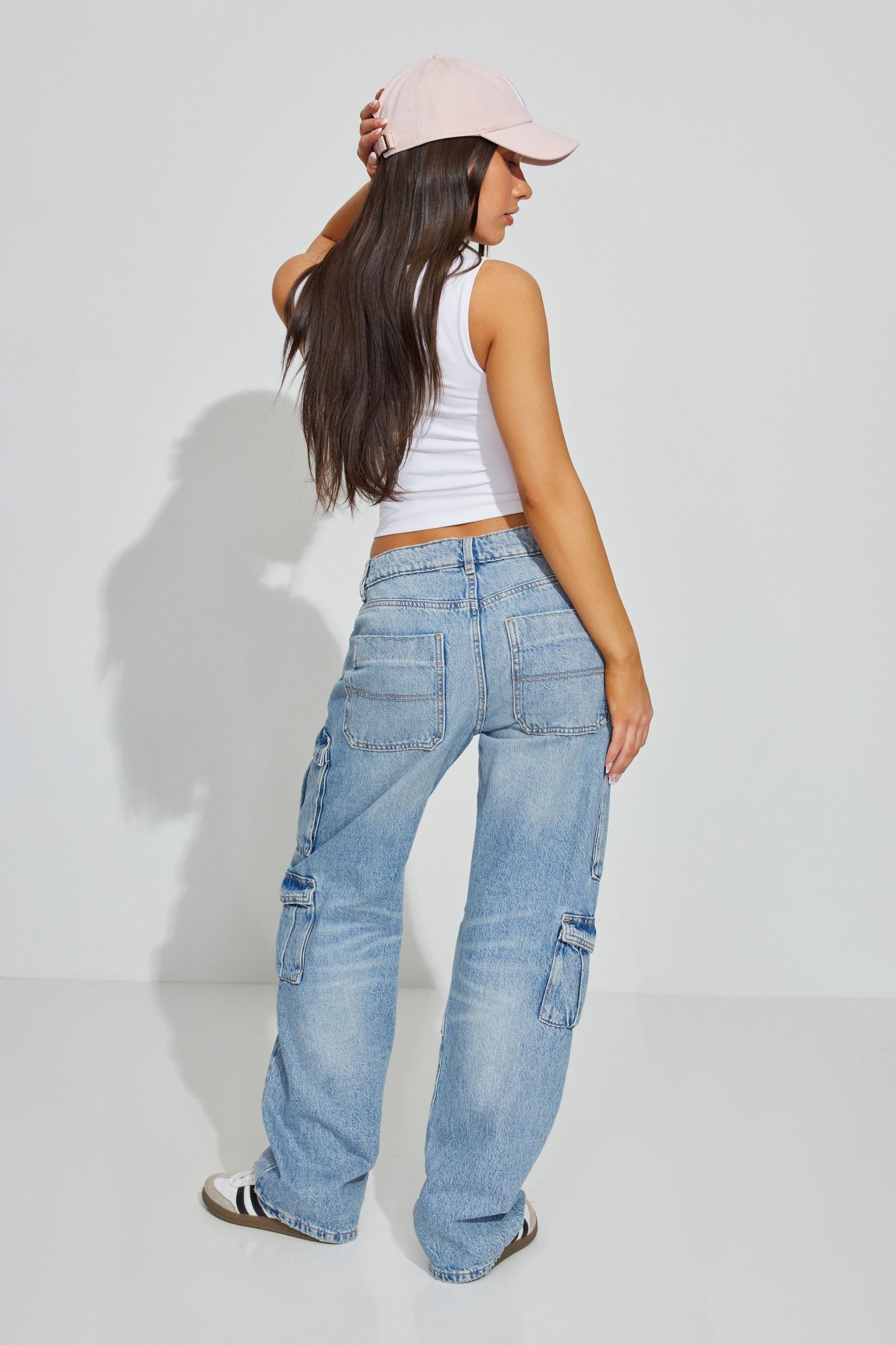 Slouchy Cargo Jean Product Image