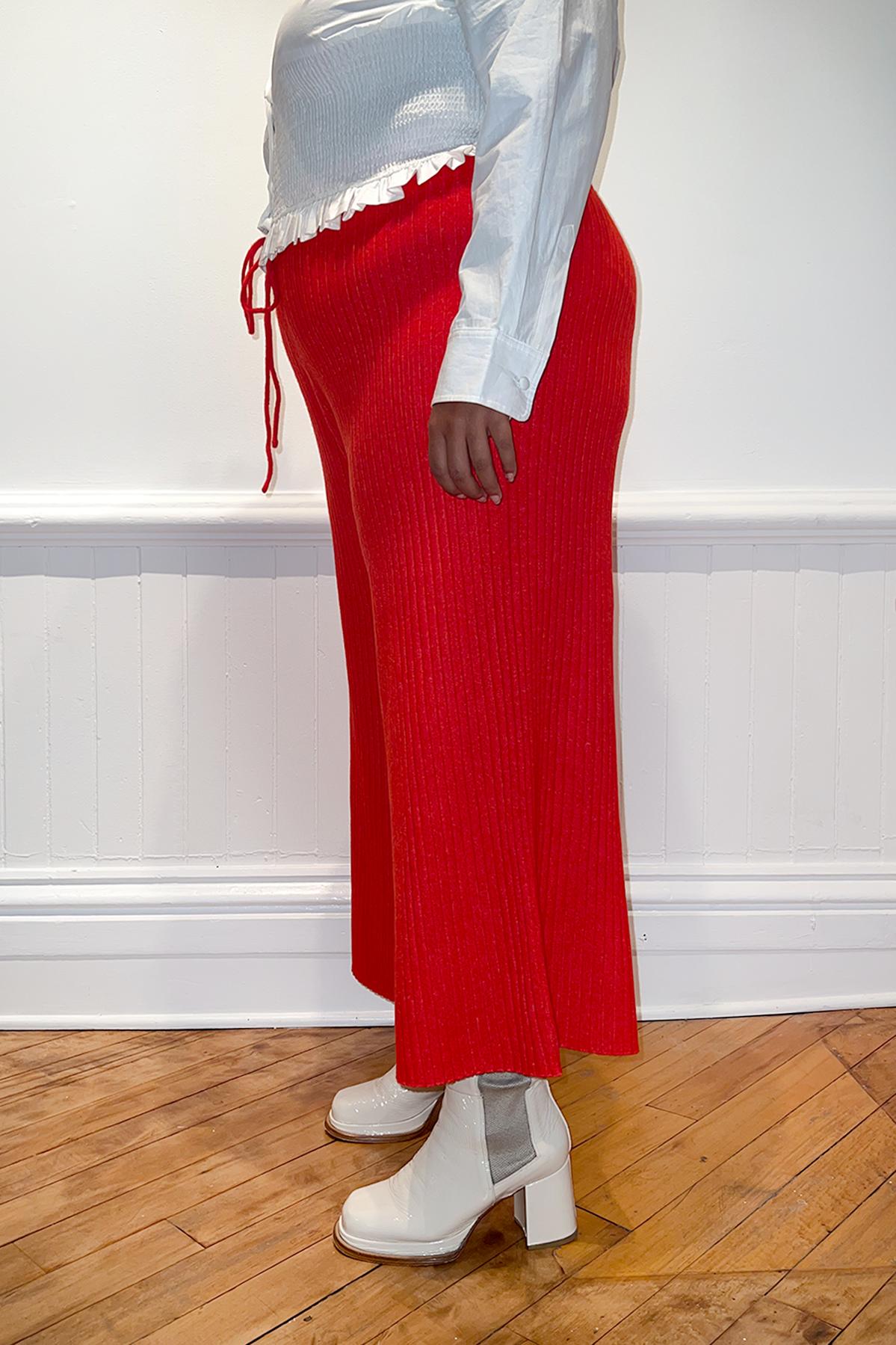 Margaux Knit Pant - Cherry Tomato Product Image