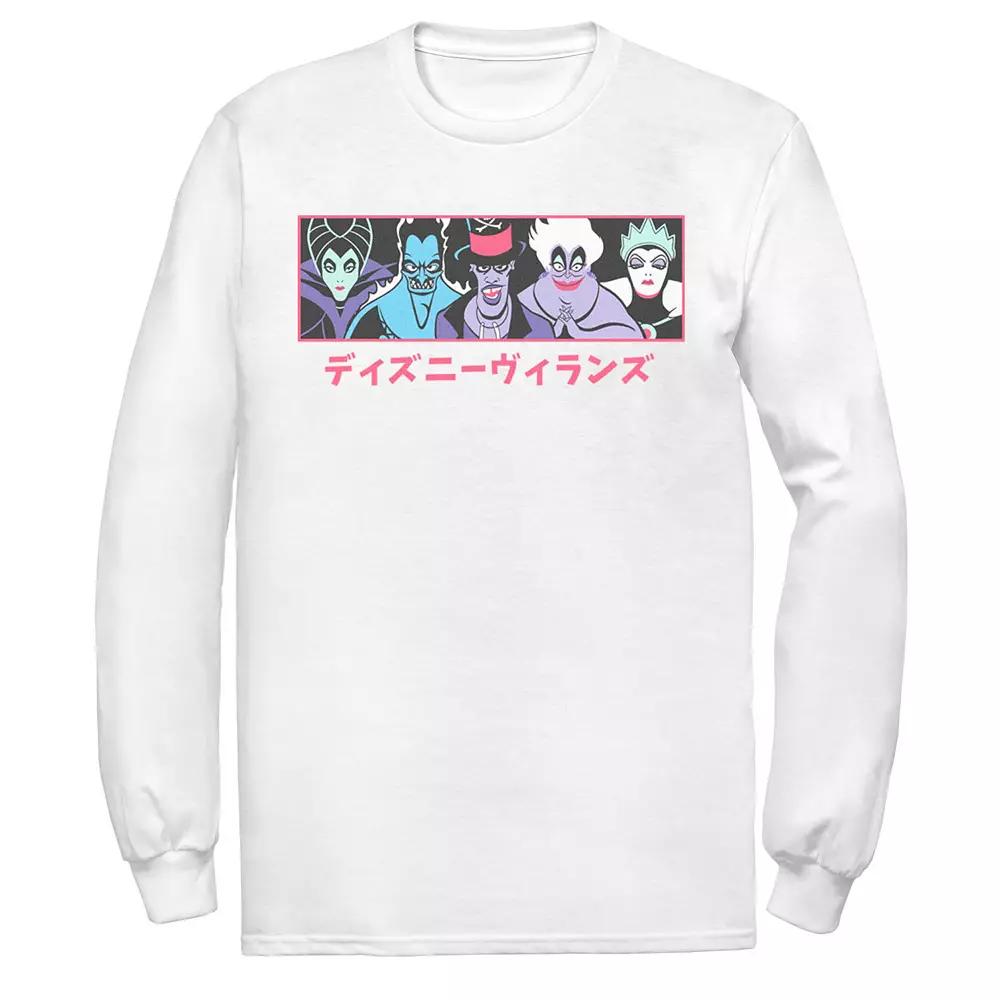 Men's Disney Villains Group Shot Kanji Panel Tee,  Product Image