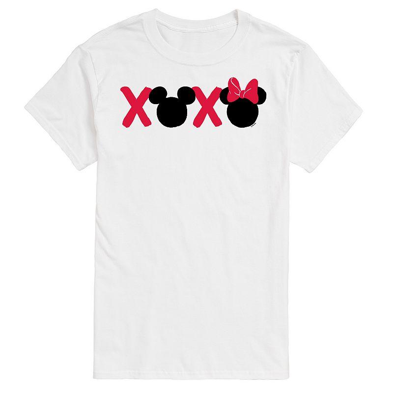 Disneys Mickey & Minnie Mouse XOXO Mens Graphic Tee Product Image
