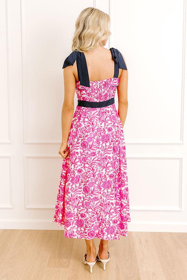 Sonoma Charm Floral Midi Dress Product Image