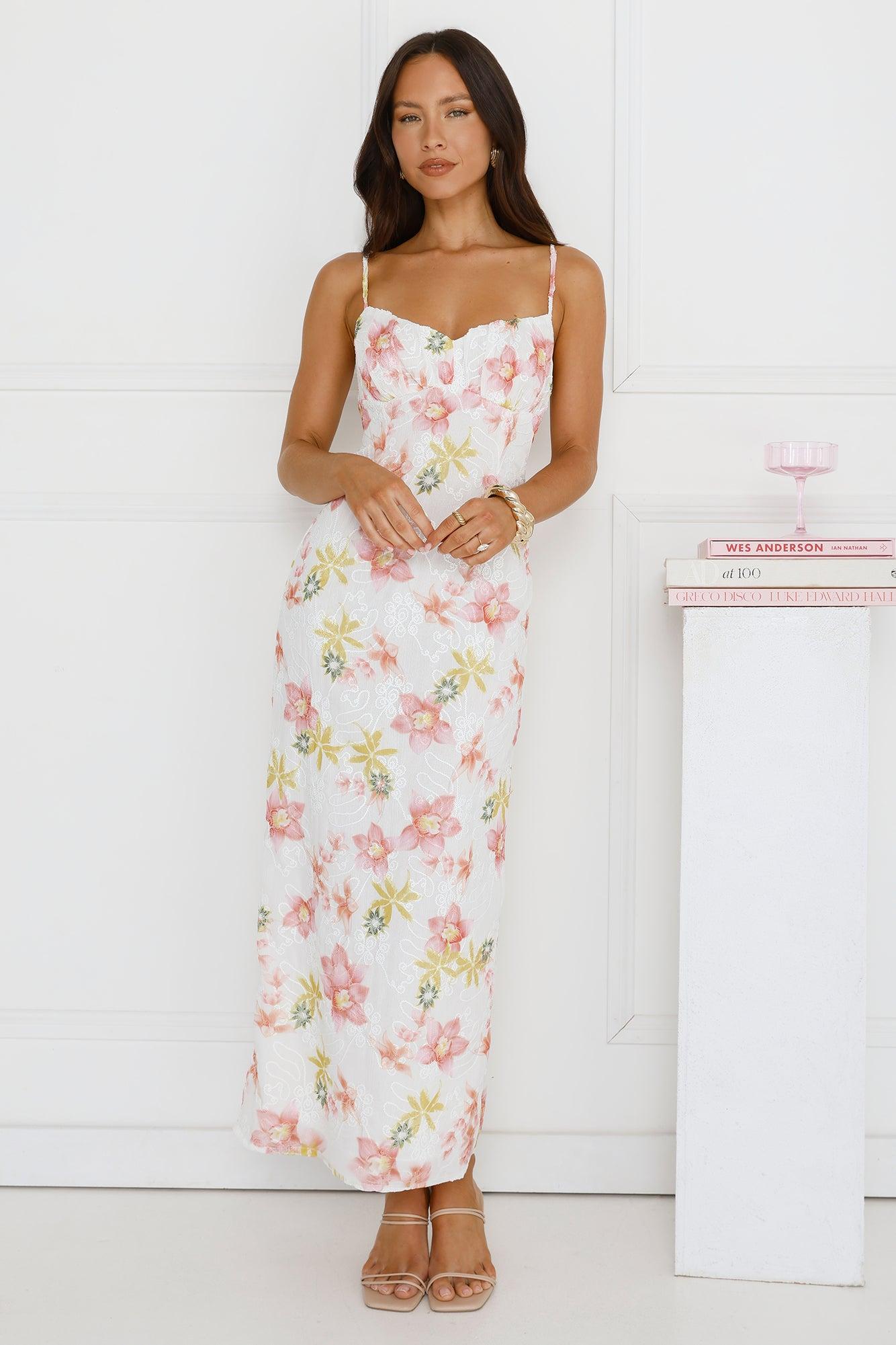 Luxe in Bloom Maxi Dress Print Product Image