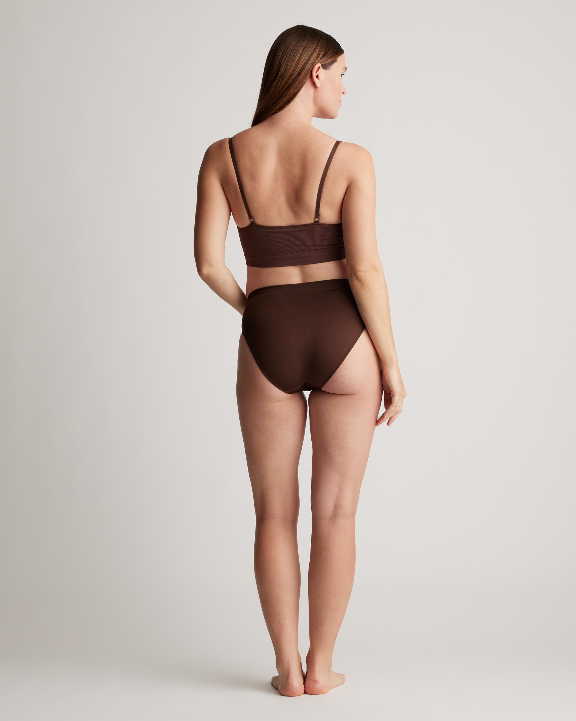 Quince | Women's Comfort Rib Maternity Nursing & Pumping Bralette Nylon/Spandex Product Image