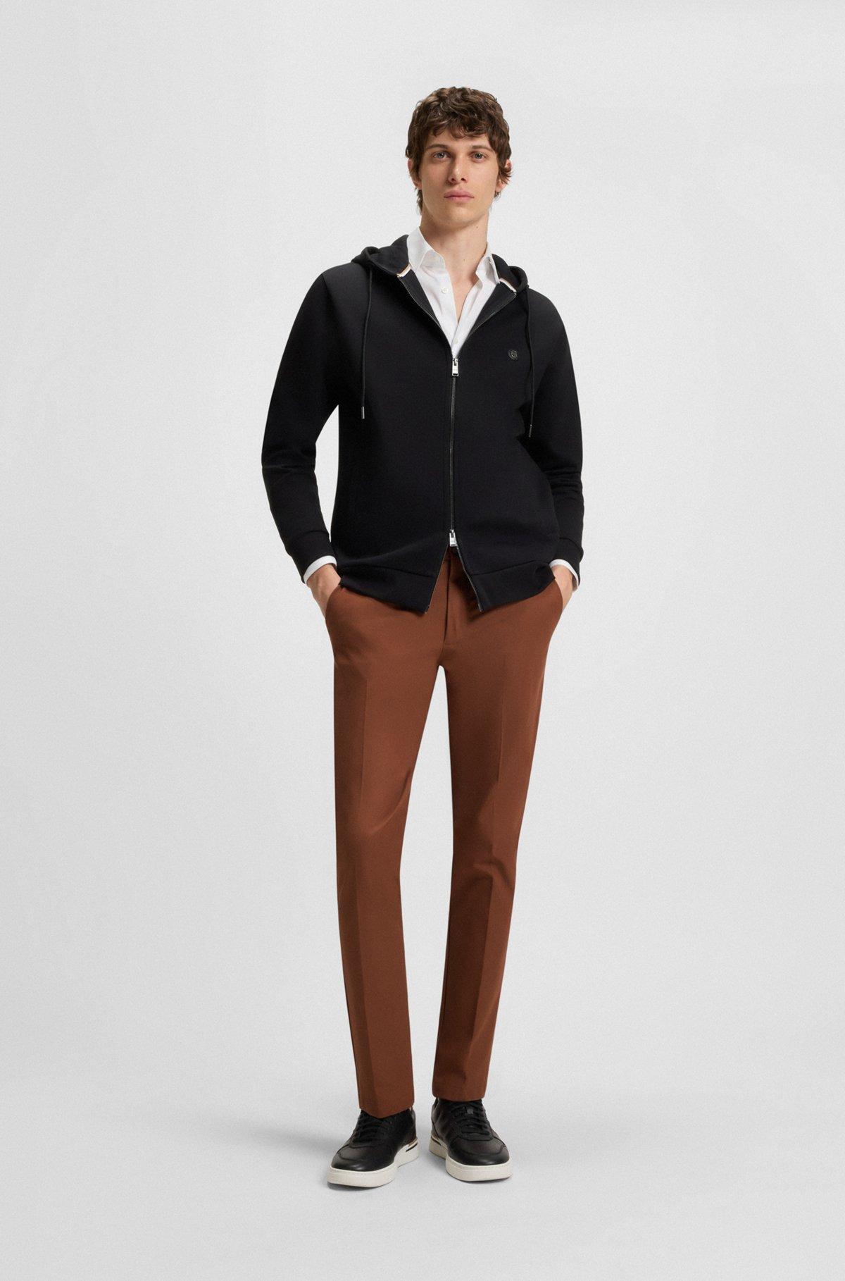 Slim-fit pants in a stretch-cotton Product Image