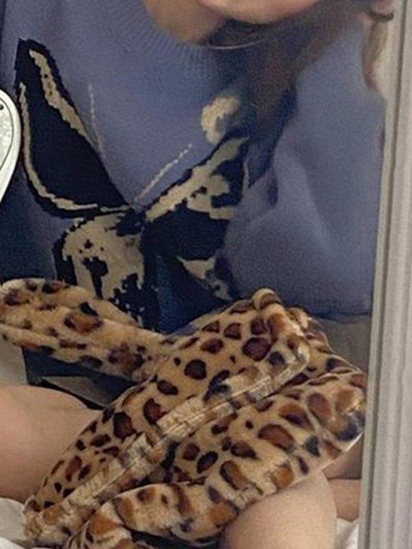 Oversized Butterfly Jacquard Sweater Product Image