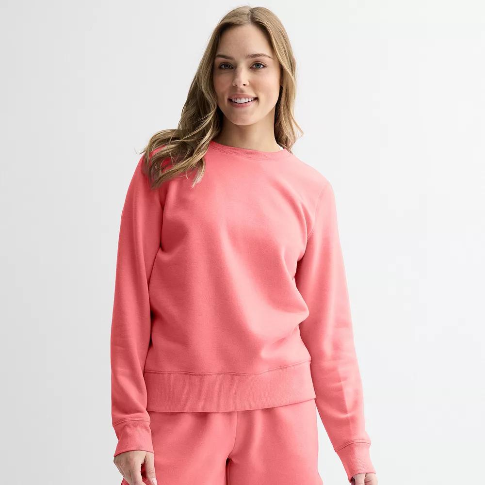 Women's Tek Gear® Ultrasoft Fleece Crewneck Sweatshirt,  Product Image