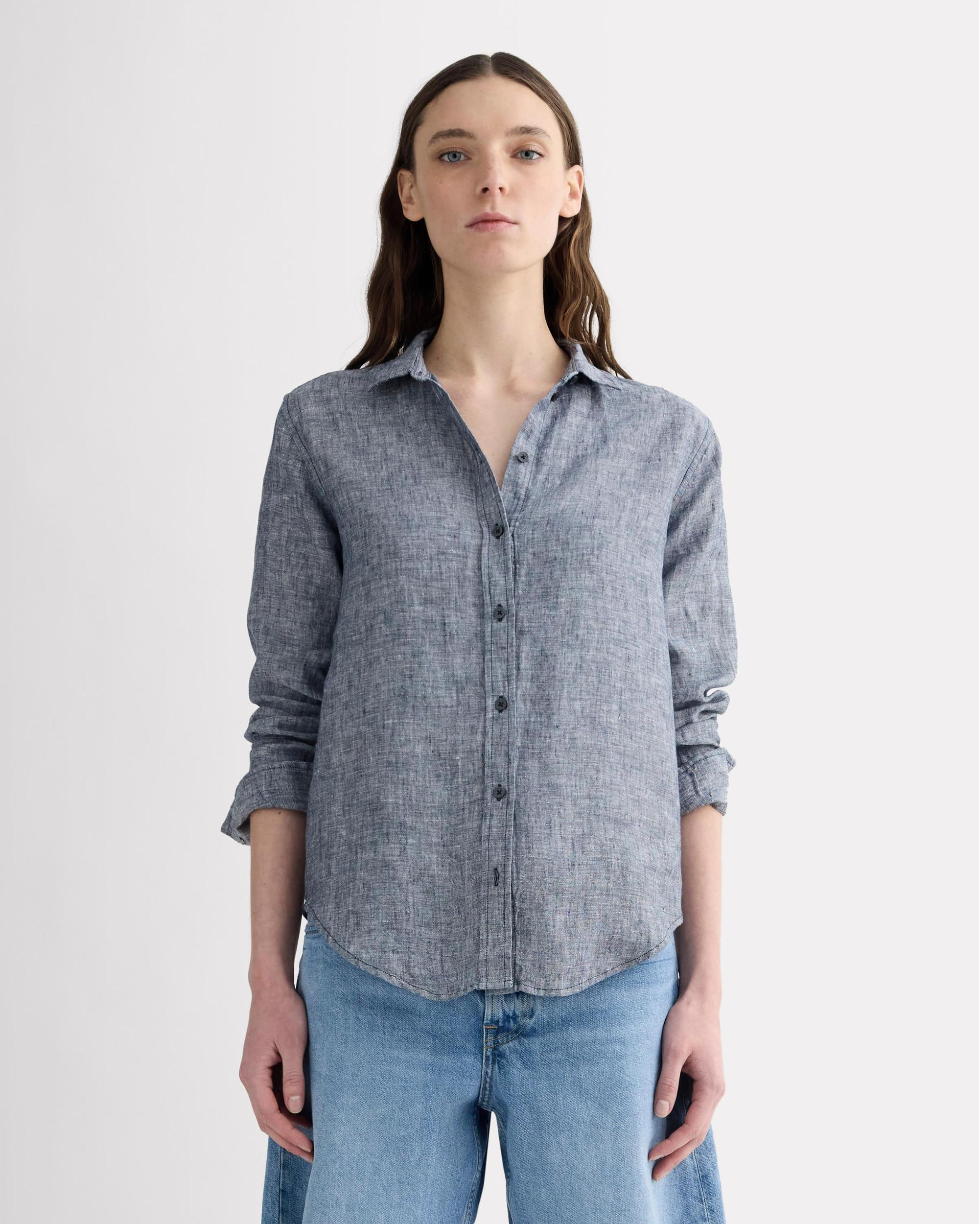 Womens Must-Have Shirt in Linen by Everlane Size 0 Product Image