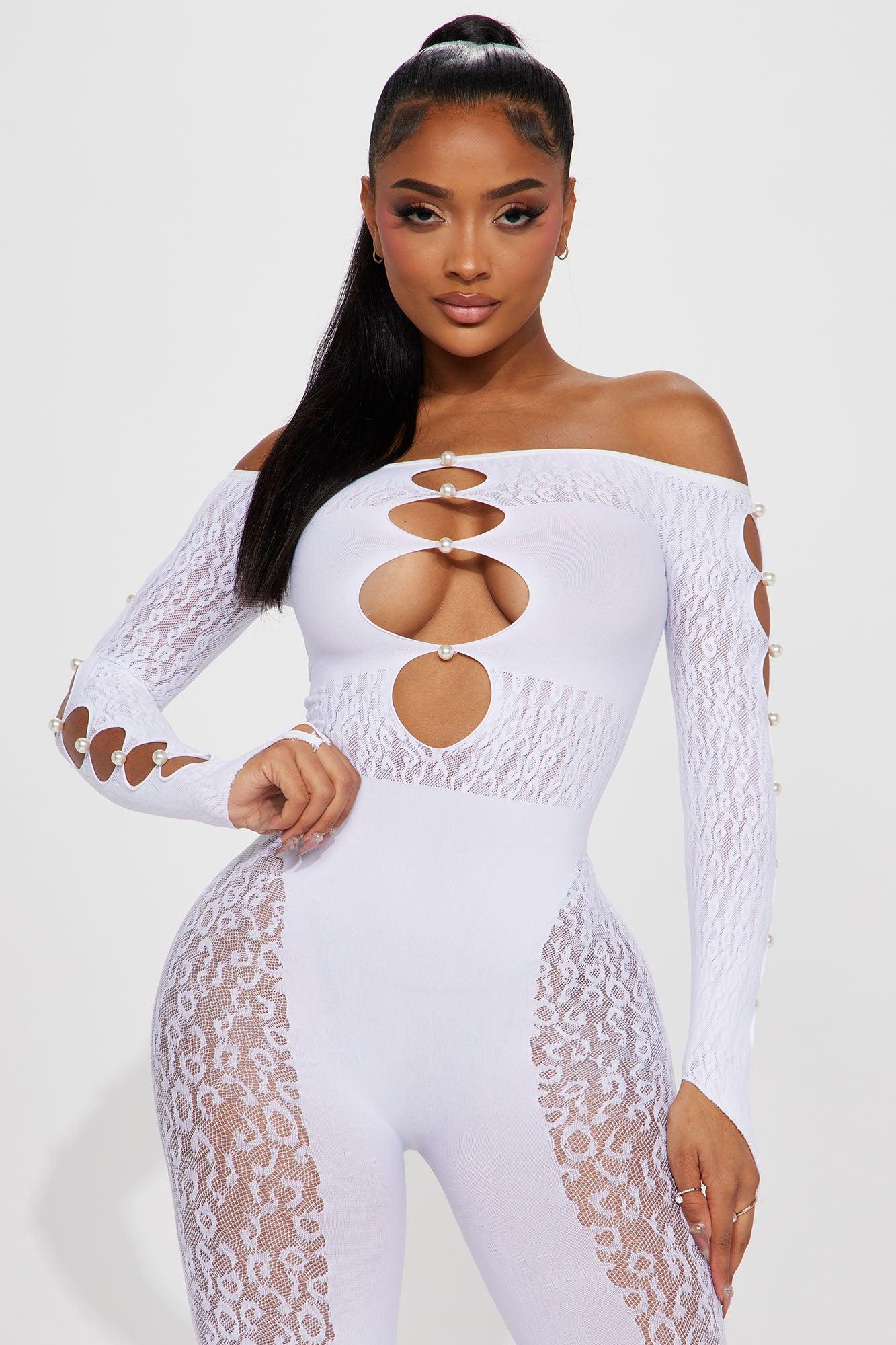 Sierra Seamless Jumpsuit - White Product Image