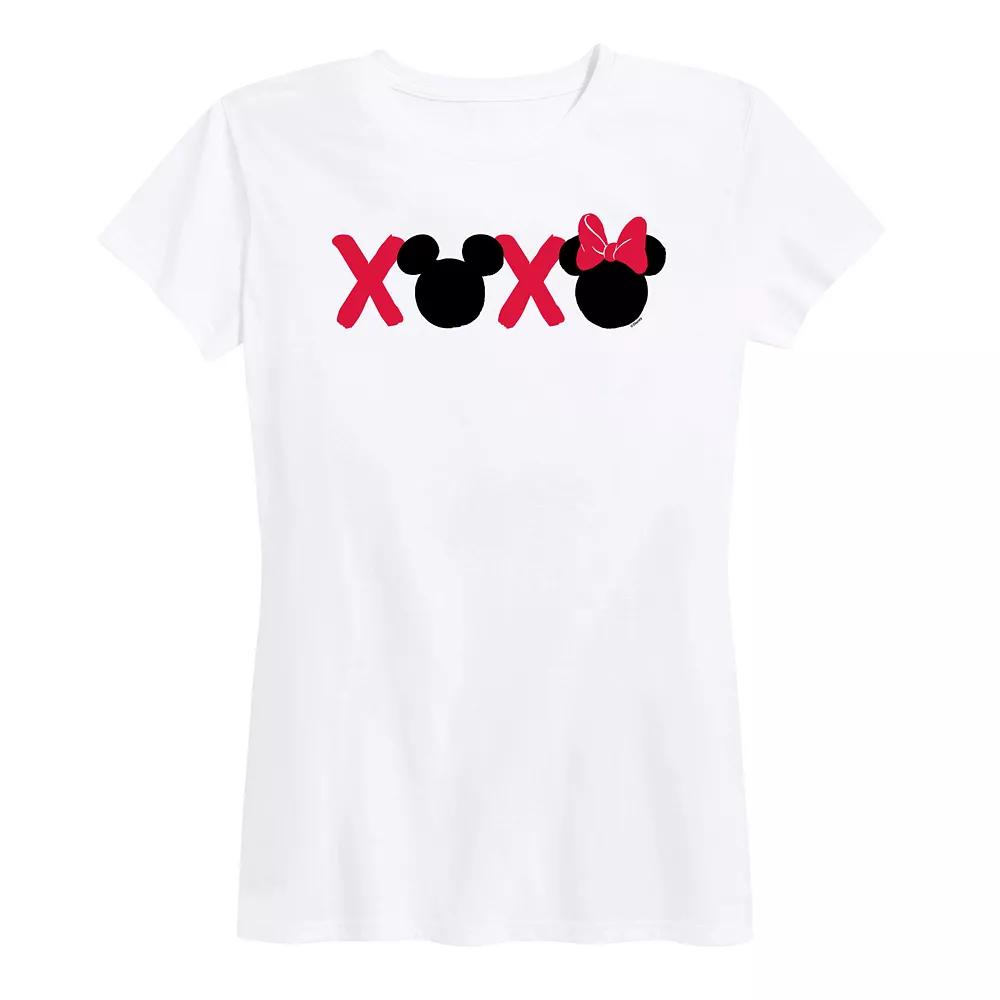 Disney's Mickey & Minnie Mouse Women's XOXO Graphic Tee,  Product Image