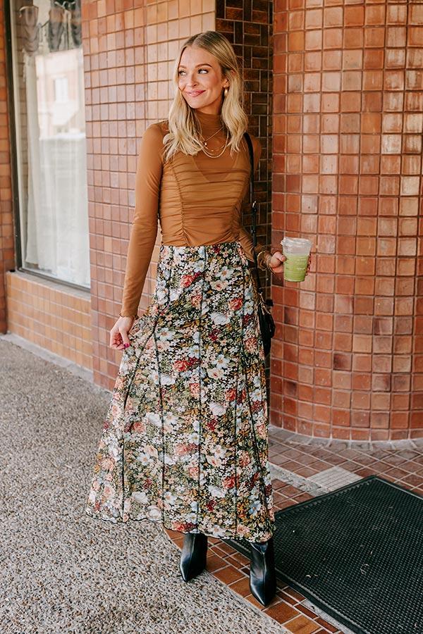 Dreamy Haze High Waist Mesh Maxi Skirt Product Image