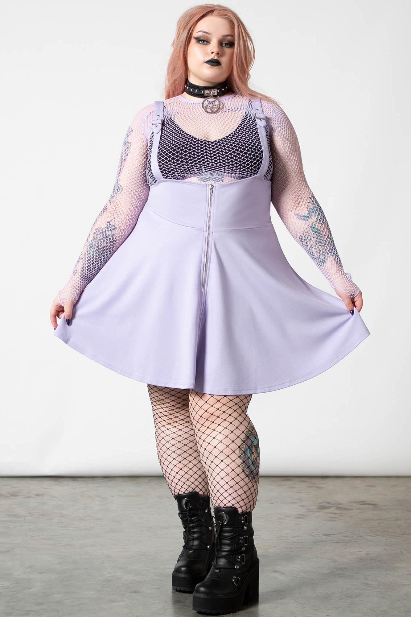 Suspend Me Statement Skirt [PASTEL LILAC] Female Product Image