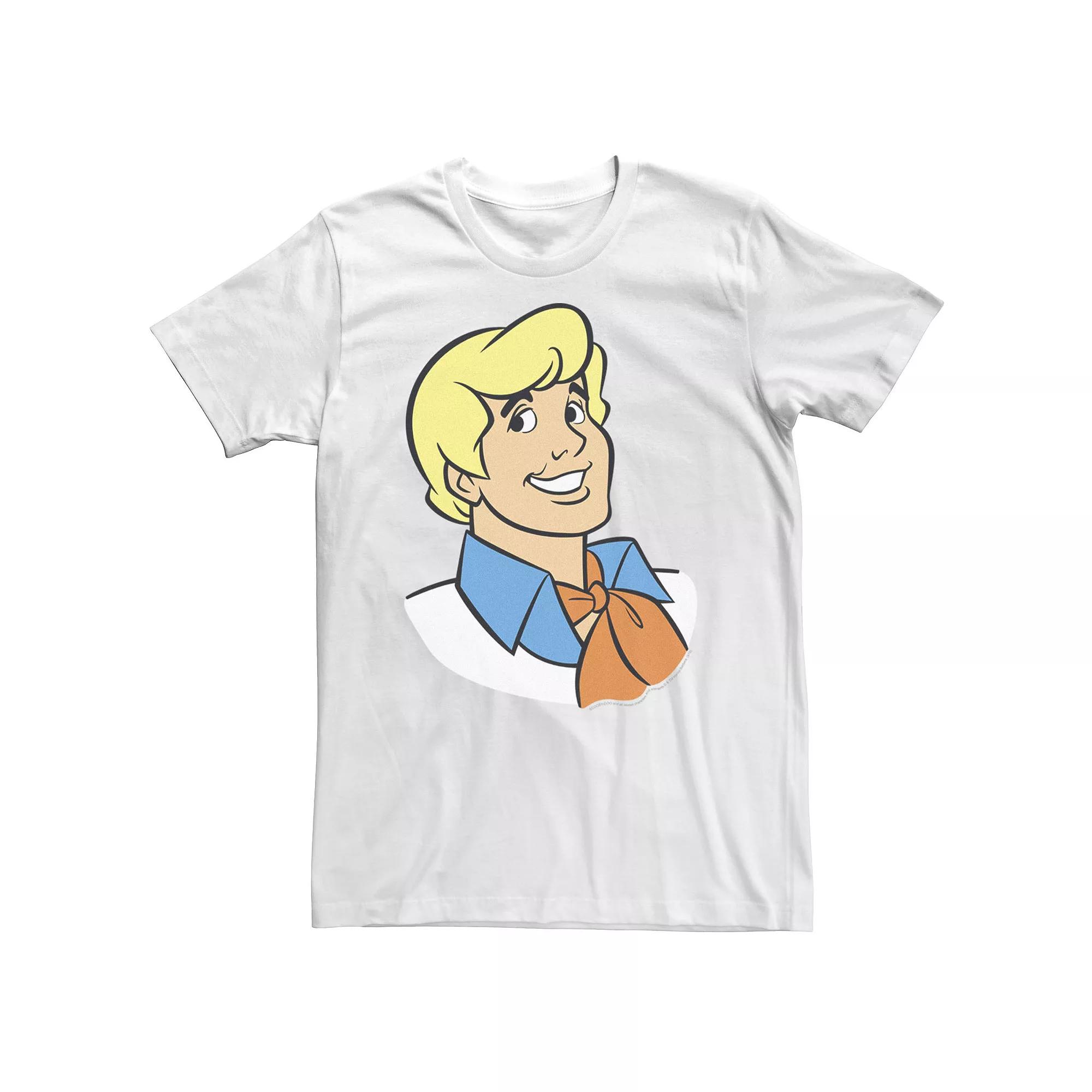 Big & Tall Scooby-Doo Fred Big Face Tee, Men's,  Product Image