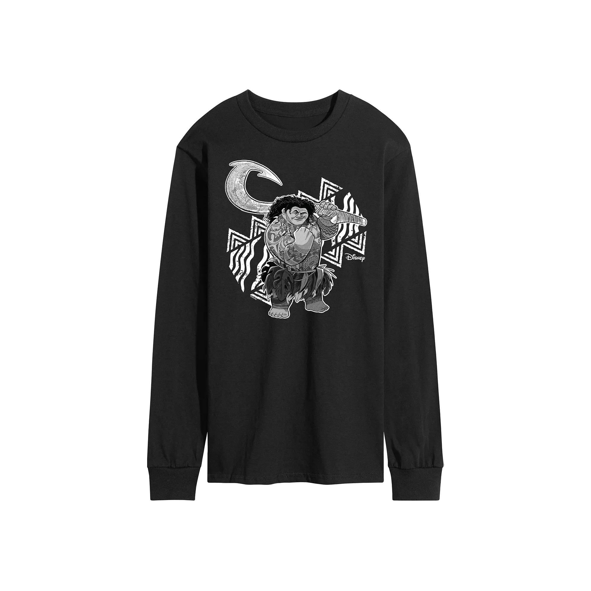 Disney's Moana Men's Maui Long Sleeve Graphic Tee,  Product Image