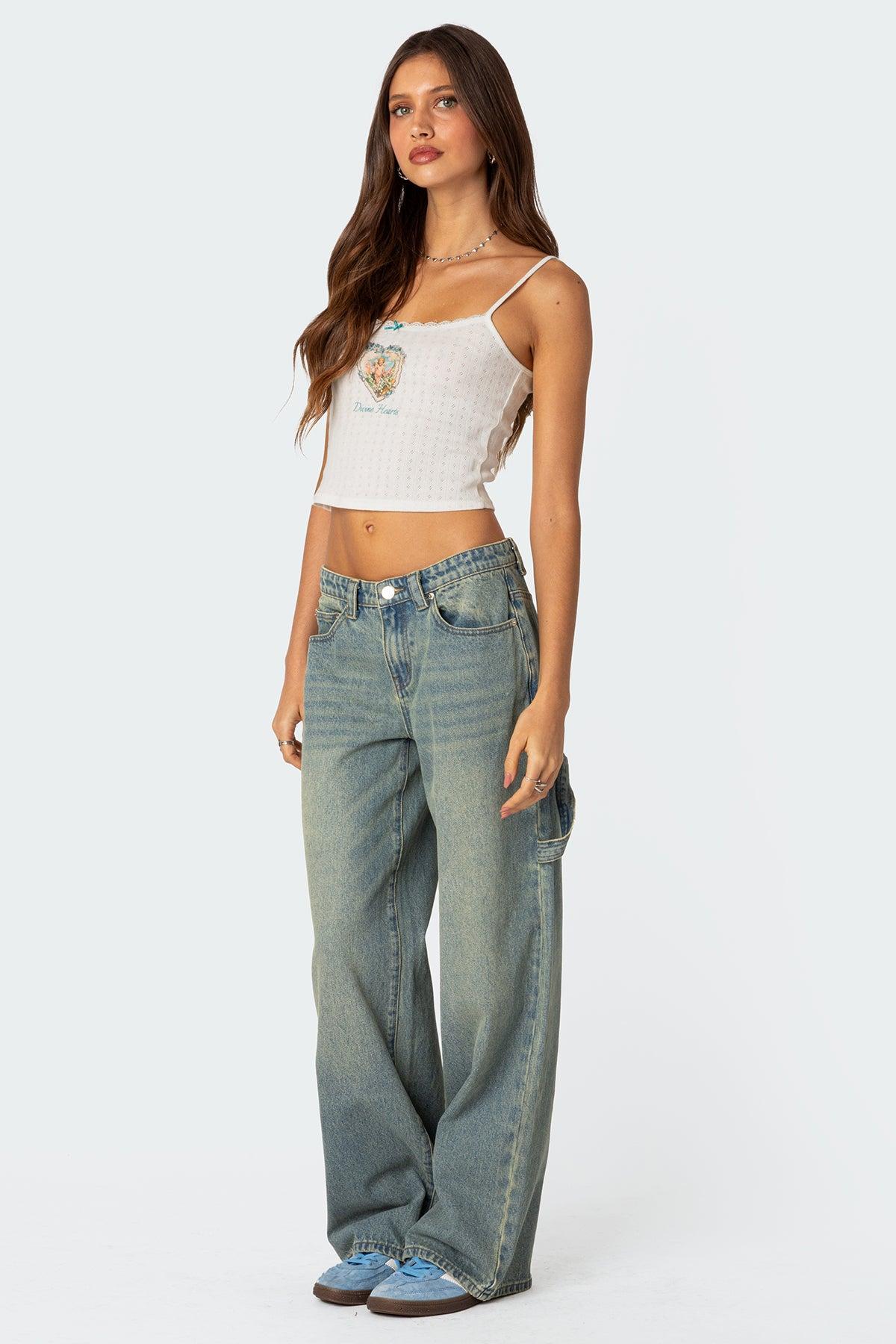 Carpenter Low Rise Baggy Jeans Product Image