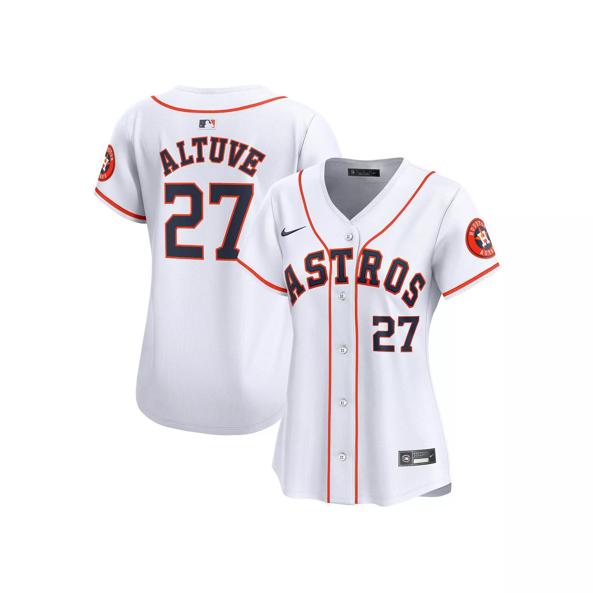 Women's Nike Jose Altuve White Houston Astros Home Limited Player Jersey,  Product Image