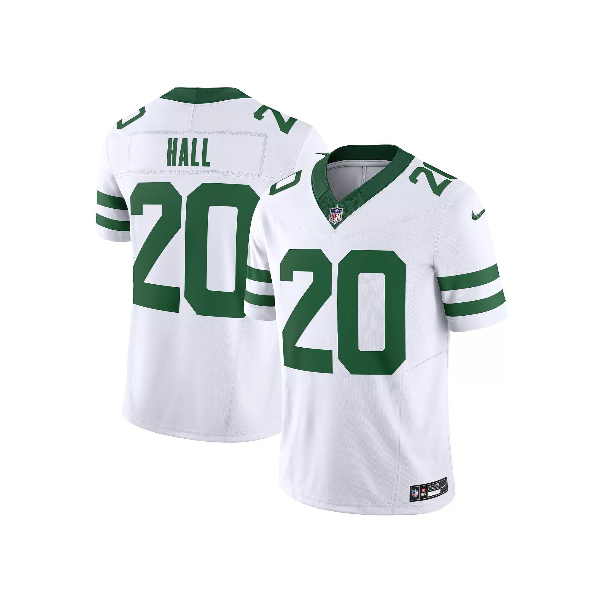 Men's Nike Breece Hall White New York Jets Vapor F.U.S.E. Limited Jersey,  Product Image