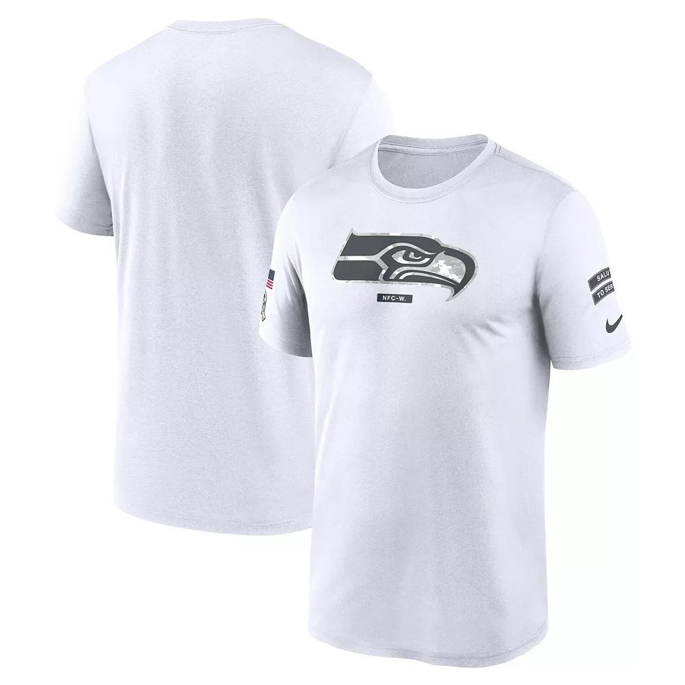 Men's Nike White Seattle Seahawks 2024 Salute To Service Legend Performance T-Shirt, Size: 2XL Product Image