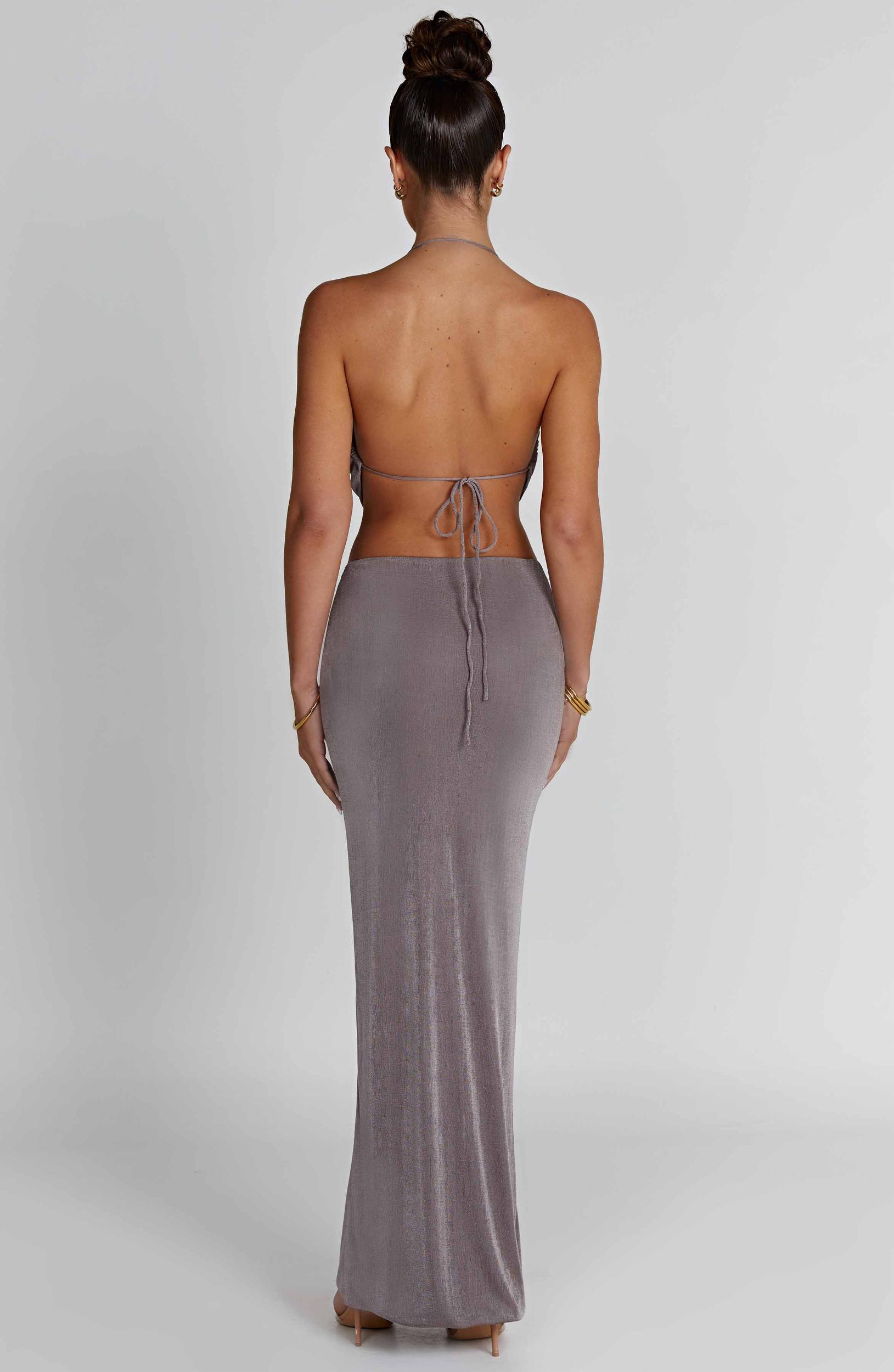 Fifi Maxi Skirt - Charcoal Product Image