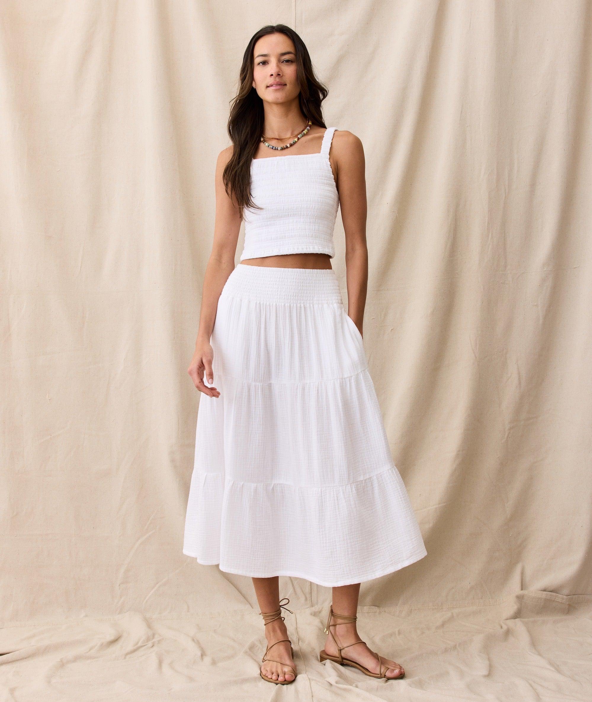 Corinne Double Cloth Maxi Skirt Product Image