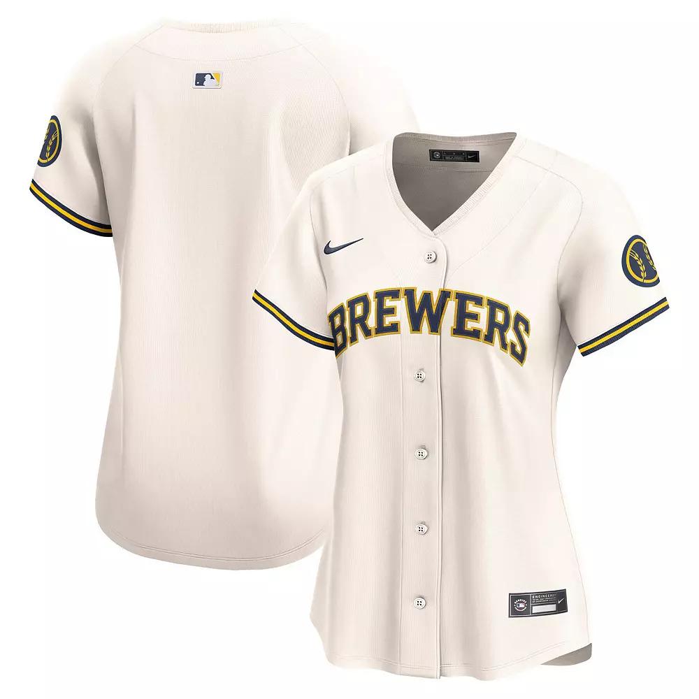 Milwaukee Brewers Womens Nike Womens Dri-FIT ADV MLB Limited Jersey | LM2WMZHOMZB-1U2 Product Image