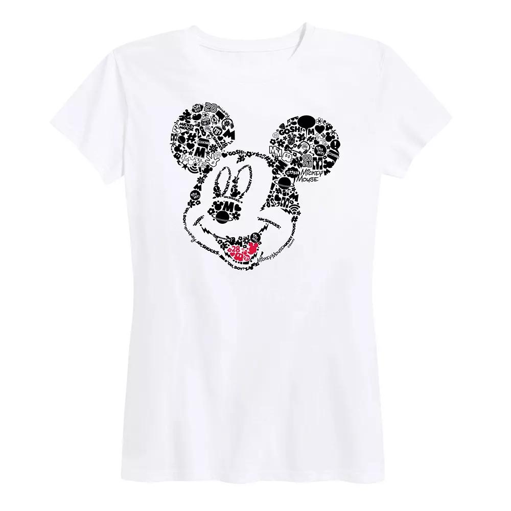 Disney's Mickey Mouse Women's Iconic Fill Graphic Tee,  Product Image