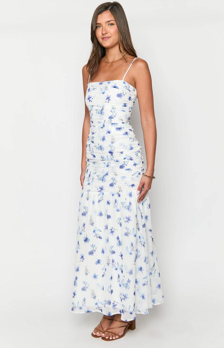 Kelee White Floral Maxi Dress Baby Product Image
