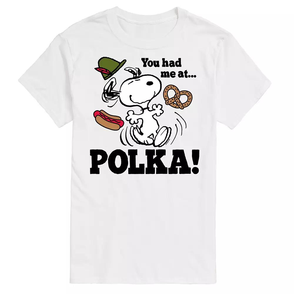 Men's Peanuts You Had Me At Polka Graphic Tee,  Product Image