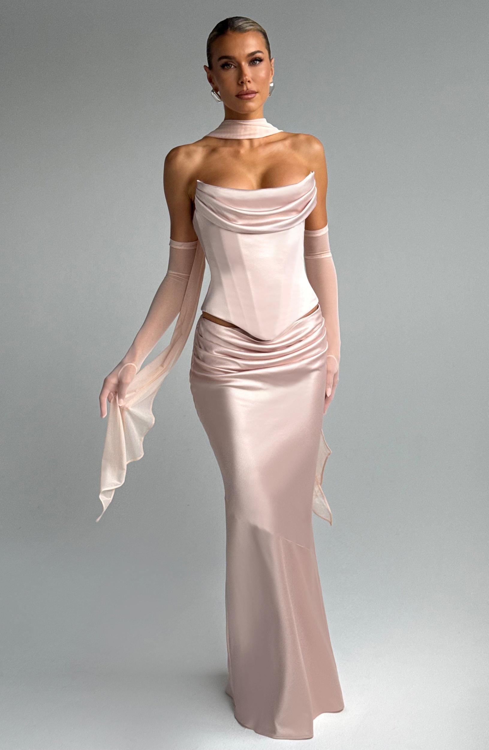 Callista Corset - Soft Peach Product Image