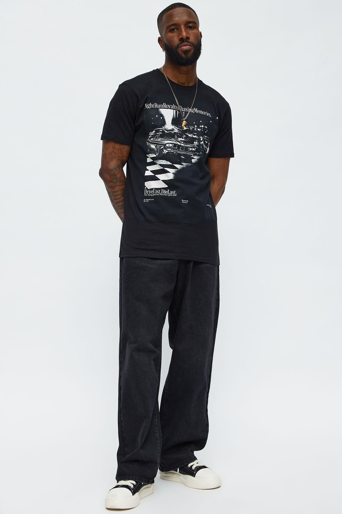 Chasing Memories Short Sleeve Tee - Black Male Product Image