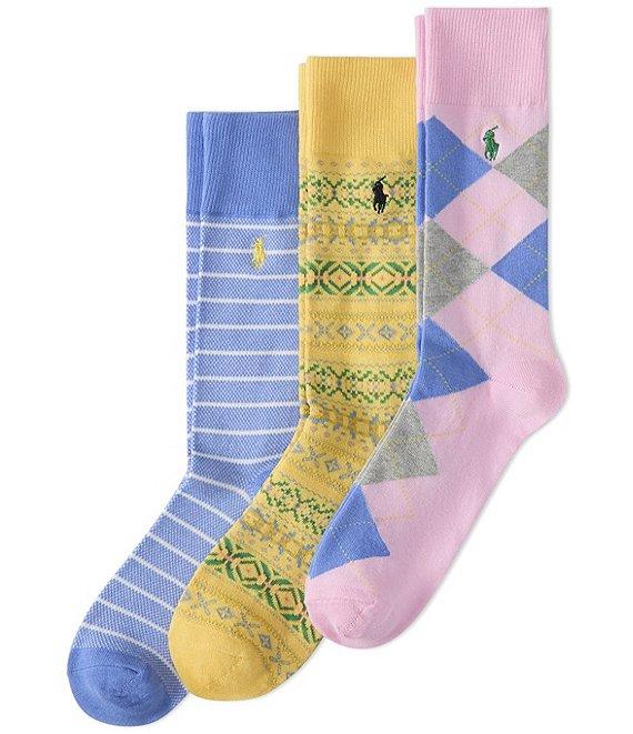 Polo Ralph Lauren Pastel Dress Socks 3-Pack Product Image
