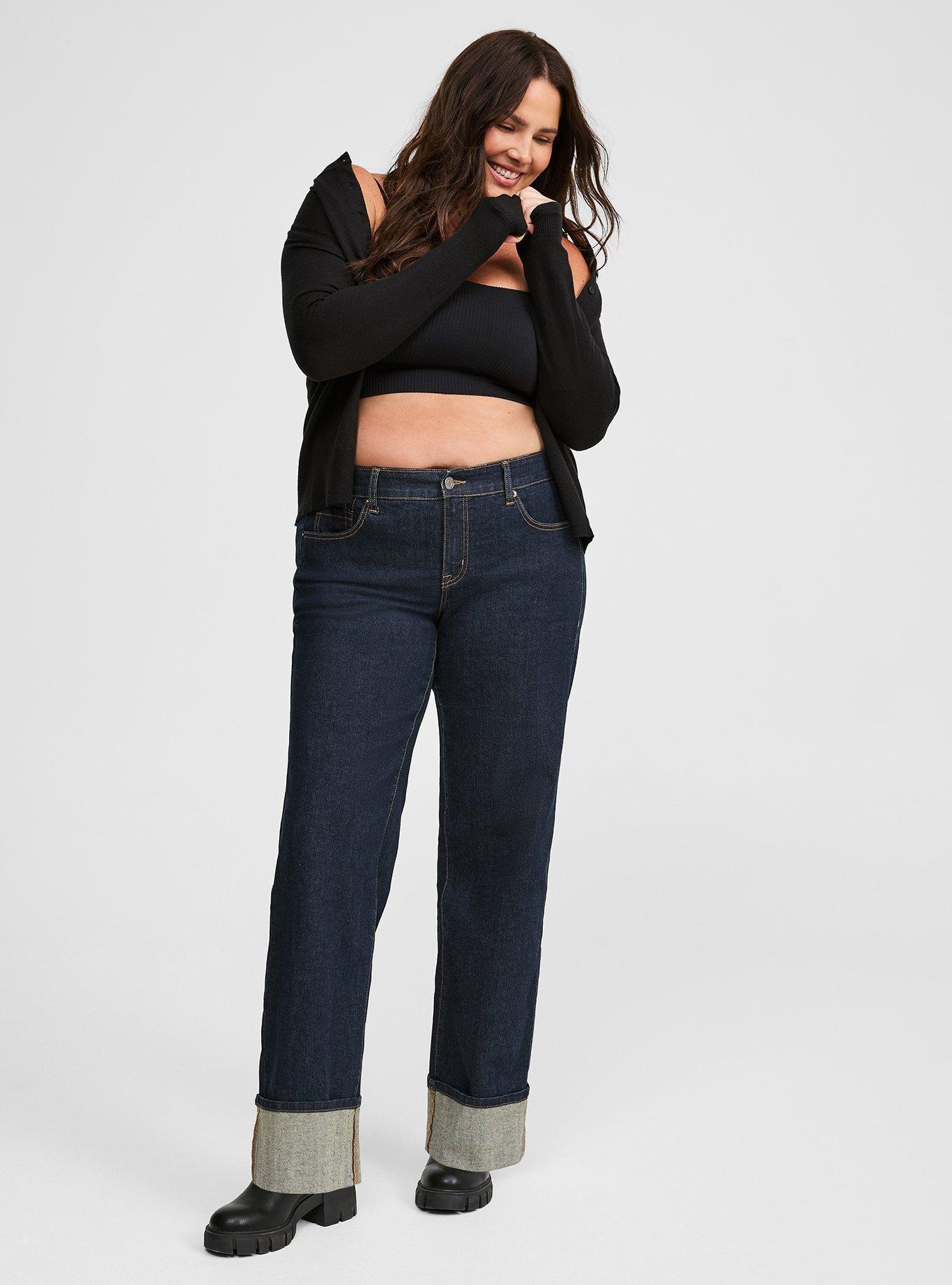 Perfect Wide-Leg Mid-Rise Jean Product Image