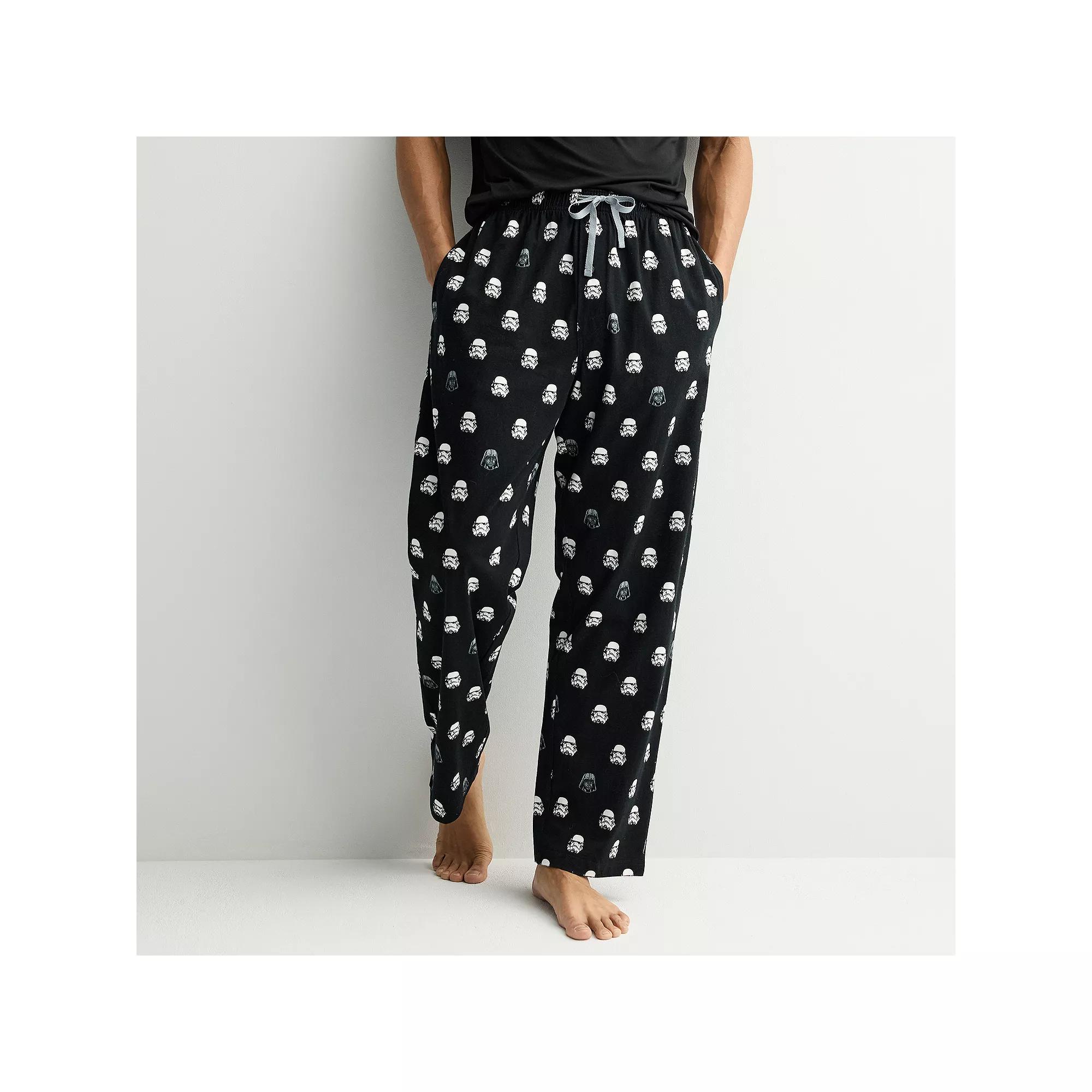 Men's Star Wars Darth Vader & Stormtroopers Pajama Pants, Size: Large, Black Product Image