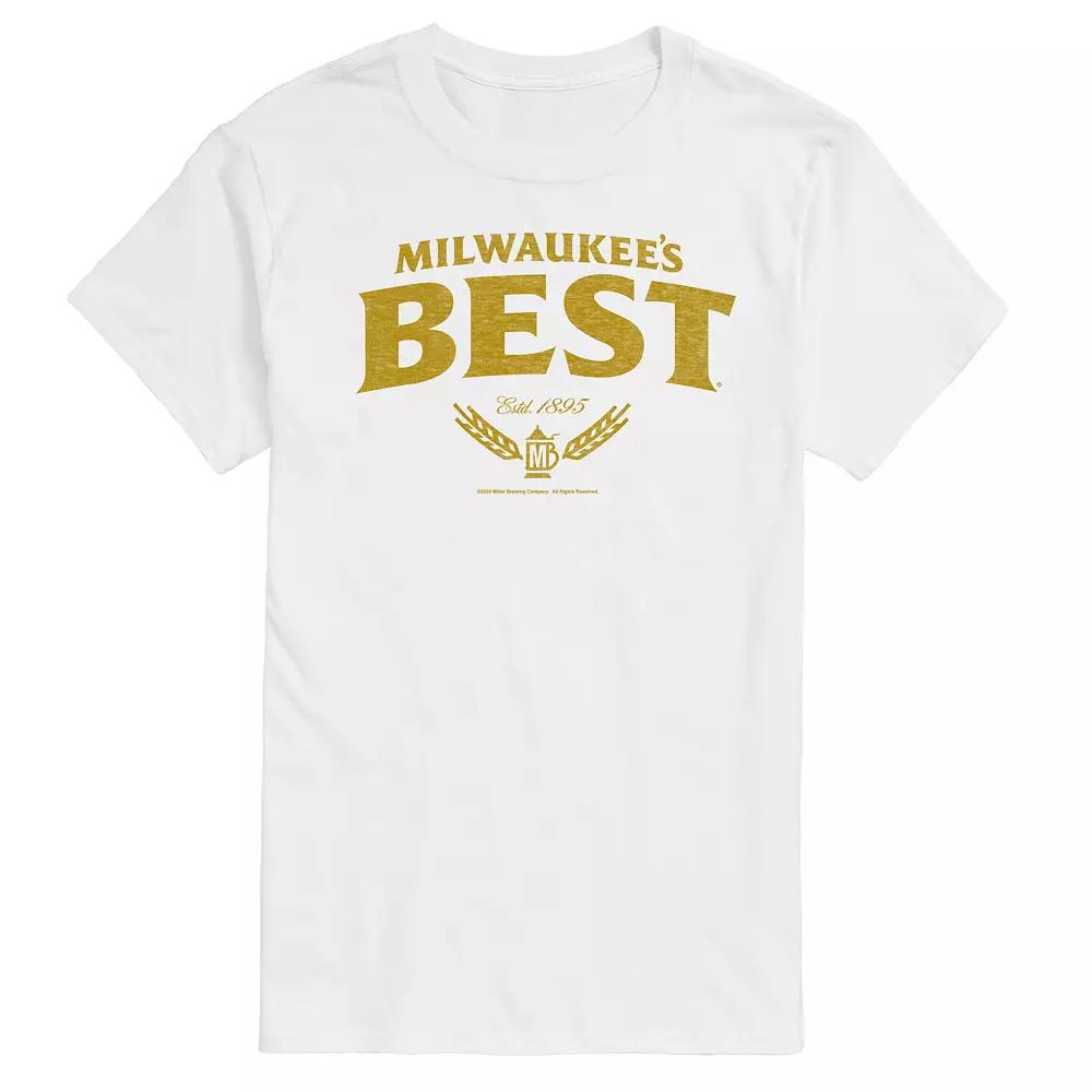 Men's Milwaukee's Best Distressed Logo Grapic Tee,  Product Image