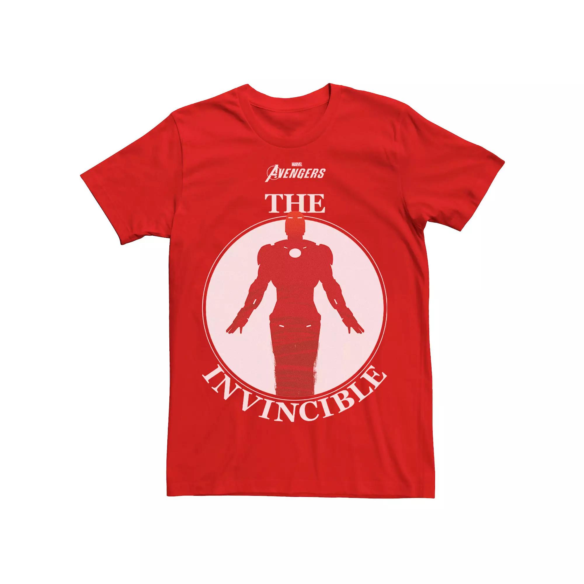 Men's Marvel Avengers Iron Man The Invincible Tee,  Product Image