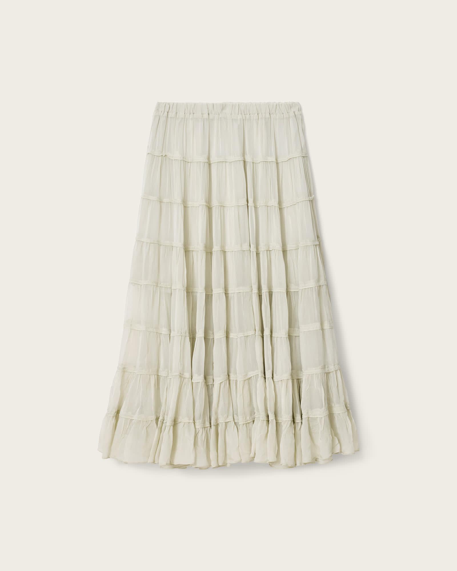 Eva Skirt PALE GREEN | ALLSAINTS US Product Image