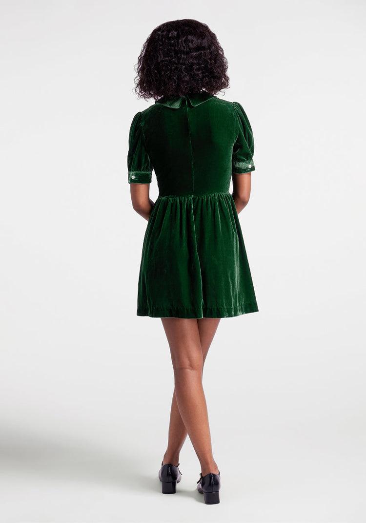 Such A Stunner Velvet Shirt Dress Product Image
