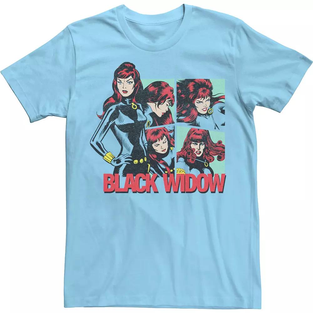 Men's Marvel Black Widow Lockup Tee,  Product Image