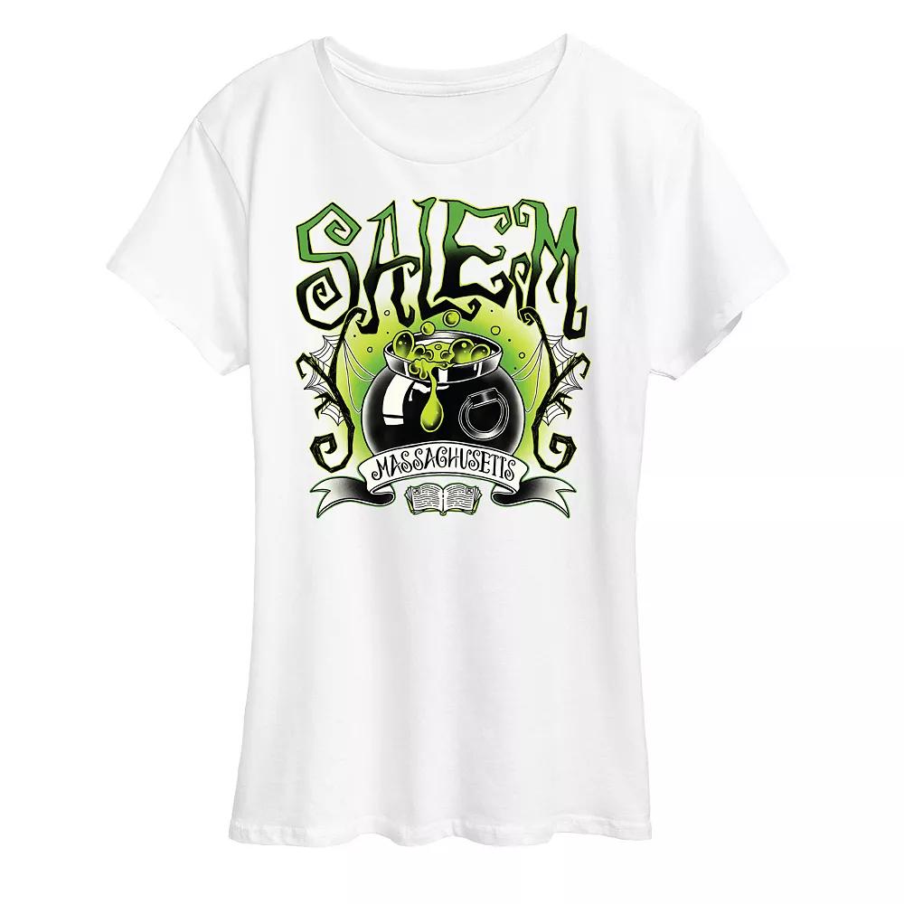 Women's Salem Witchy Collegiate Graphic Tee,  Product Image