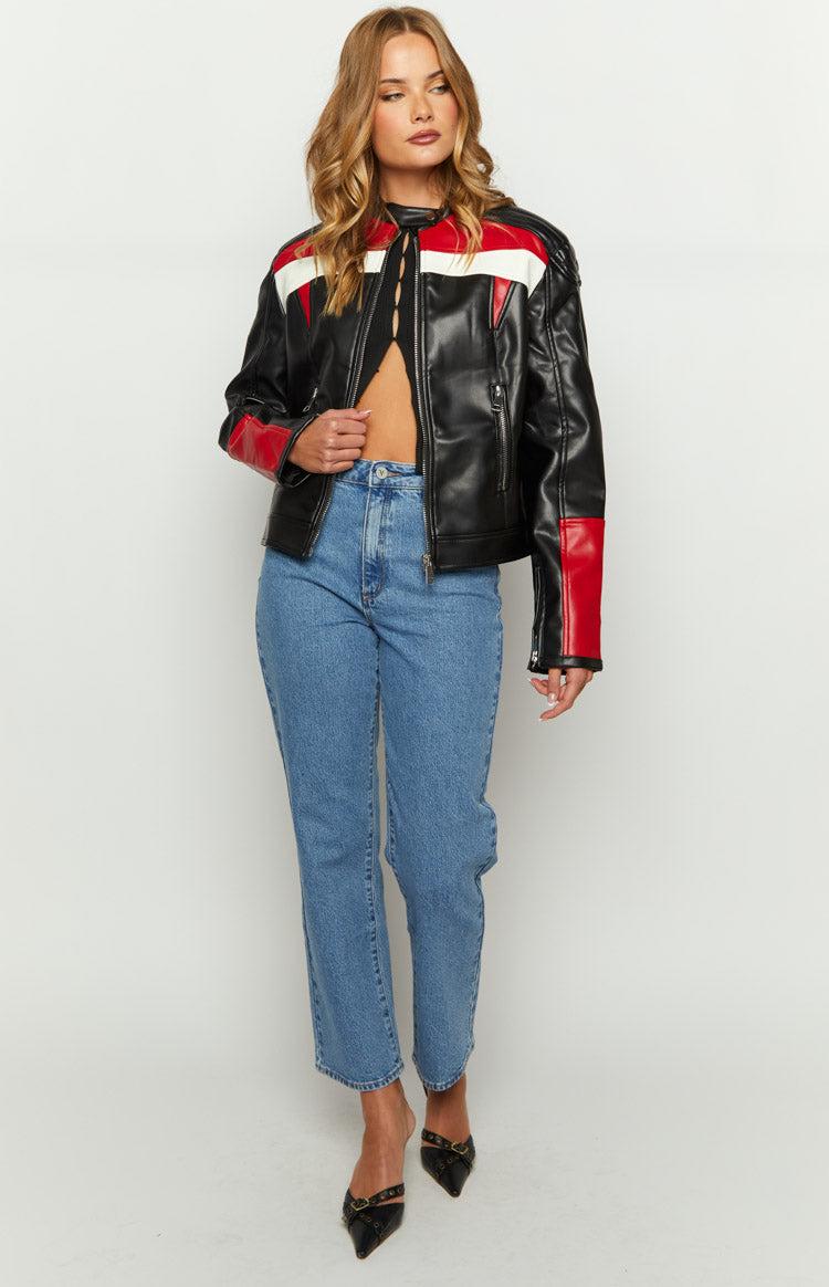 Lioness Top Model Onyx Biker Jacket Product Image