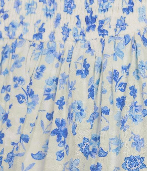 Dee Elly Tiered Ditsy Floral Coordinating Mini Skirt Product Image