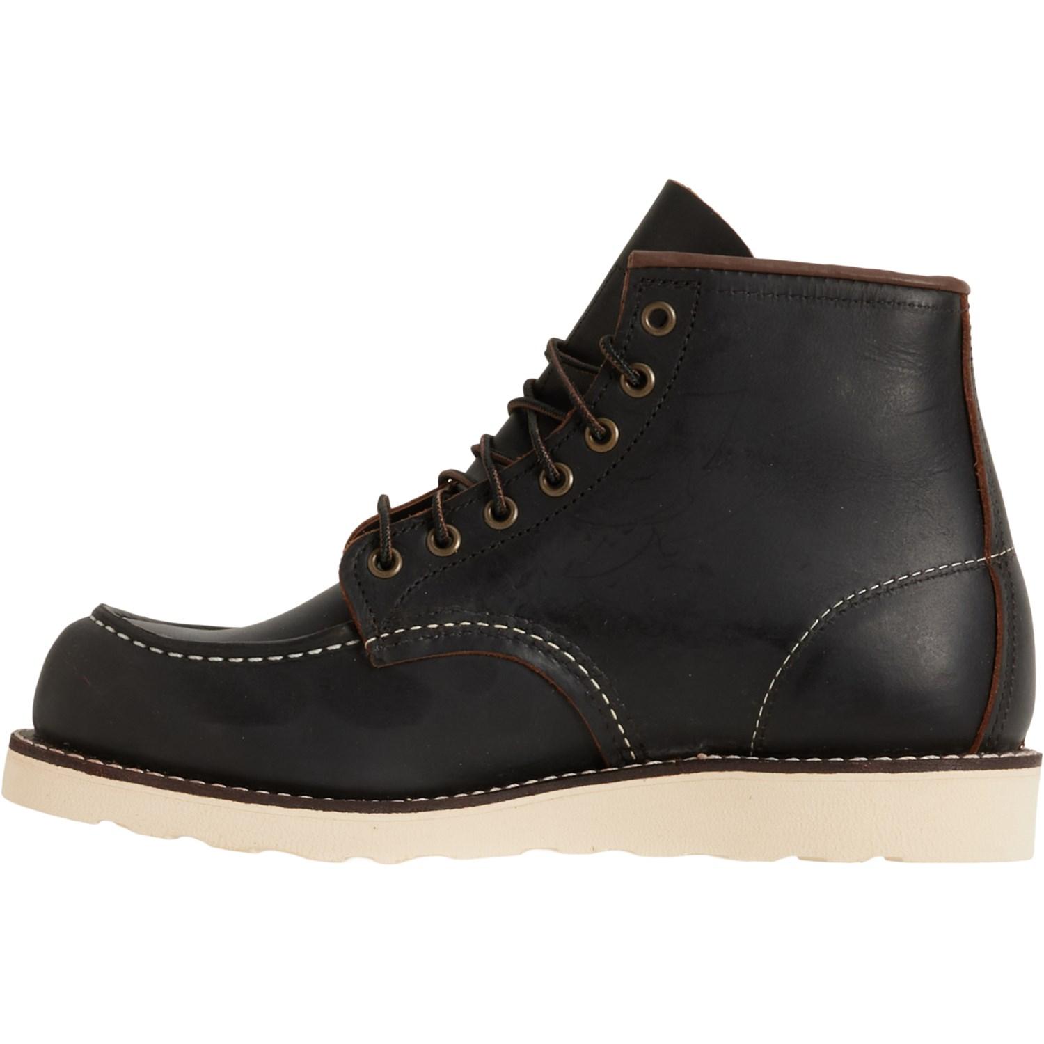 Red Wing 6” Classic Moc-Toe Work Boots - Leather, Factory 2nds (For Men) Product Image