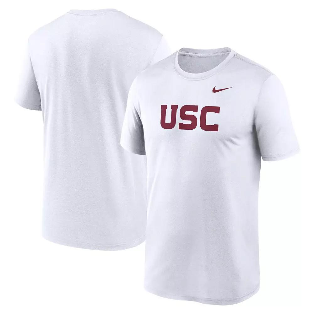 Men's Nike White USC Trojans Primetime Legend Wordmark T-Shirt,  Product Image