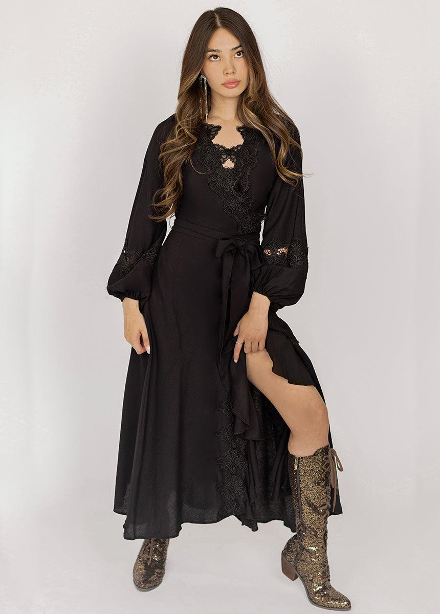 Felicite Dress in Black Female Product Image