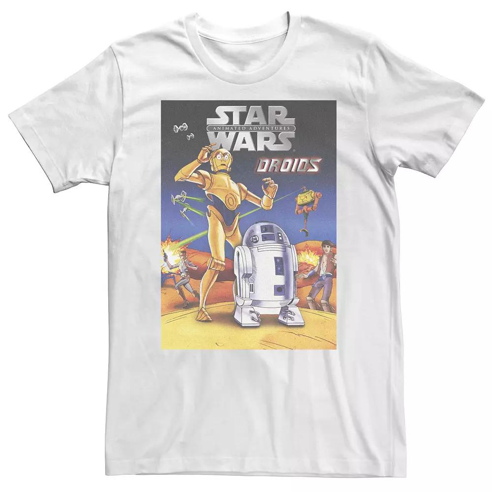 Big & Tall Star Wars Animated Droids Retro Tee, Men's,  Product Image