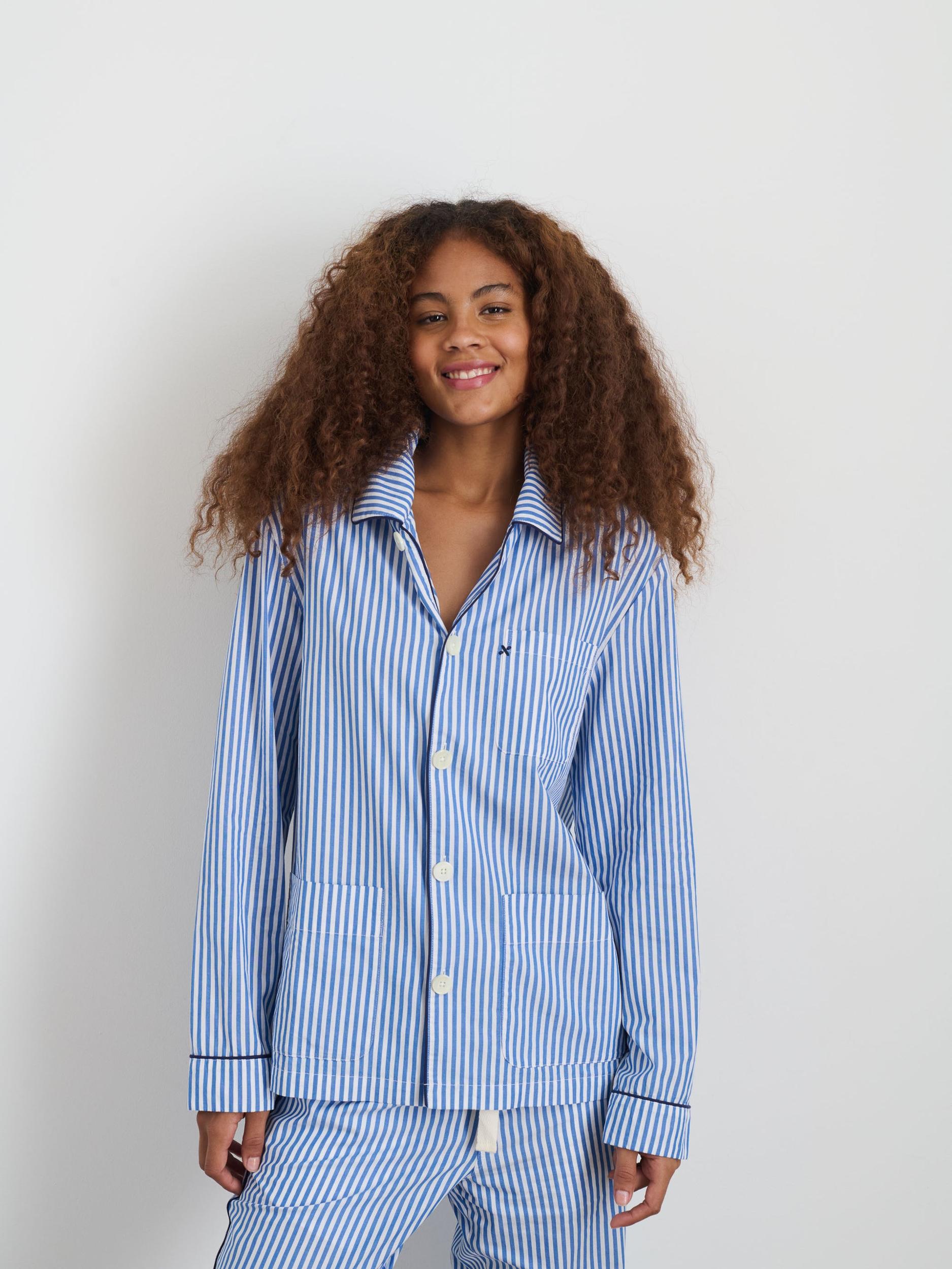 P'Jimmies Sleep Shirt in Stripe Product Image